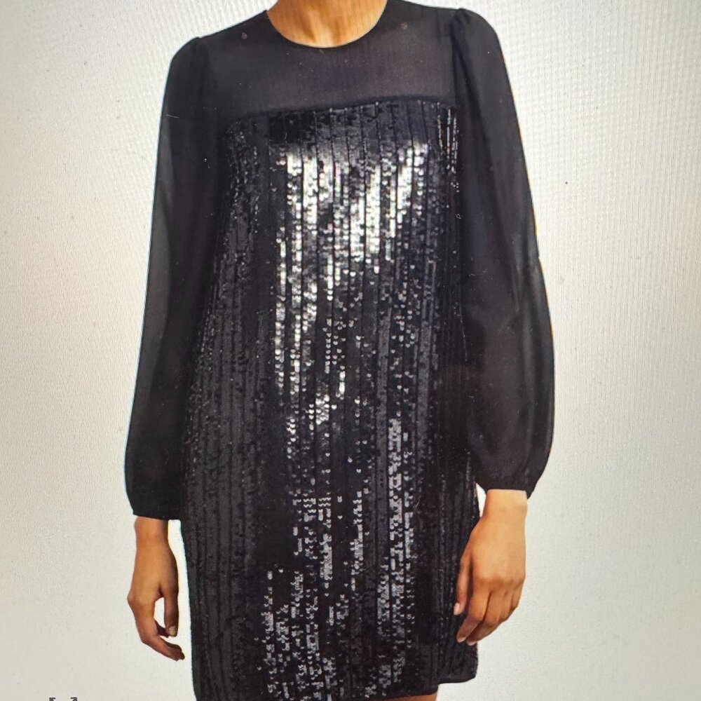 NEW - Hobbs of London - Black Zariah Sequin Dress